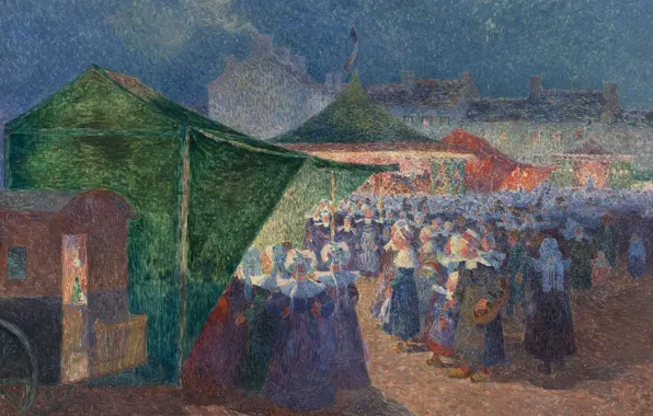 People, picture, genre, Fair, Ferdinand du Puigaudeau, Ferdinand du Plegado