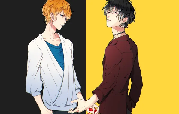 Anime, art, guys, vampires, Diabolik Lovers, the devil's beloved