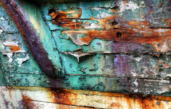 Picture background, boat, paint