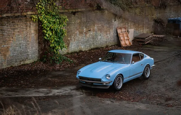 Nissan, Blue, Side, 240Z, Datsun 240Z, 2022, Nissan 240Z, The Lion's Rock Commision