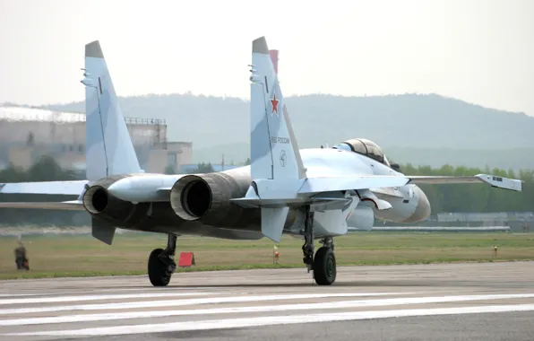 Picture fighter, Su-35, jet, multipurpose