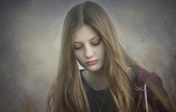 Look, girl, portrait