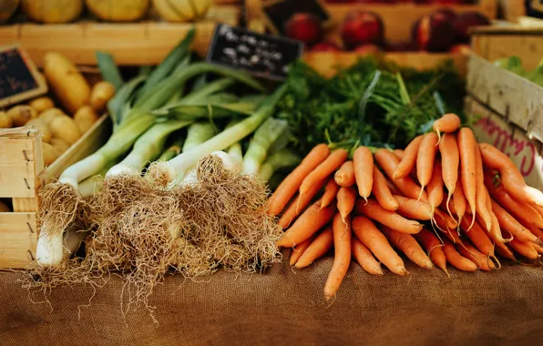 Harvest, bow, pumpkin, boxes, the beam, vegetables, carrots, a lot