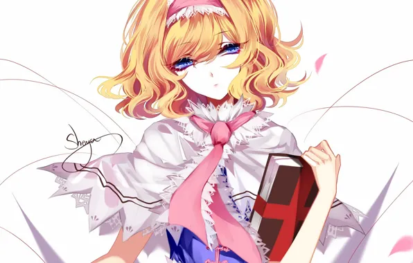 Look, girl, art, book, Touhou, Touhou, Touhou, Sheya