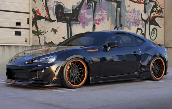 Graphics, Subaru, art, BRZ, dangeruss