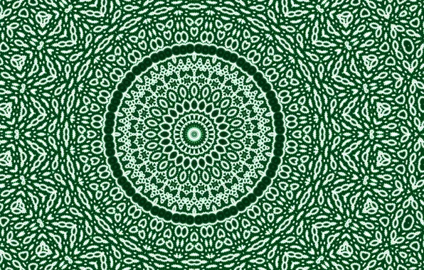Bright, abstraction, pattern, green