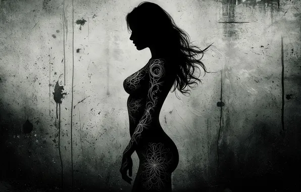 Picture girl, woman, beautiful, tattoos