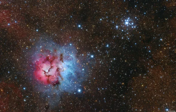 Space, stars, nebula