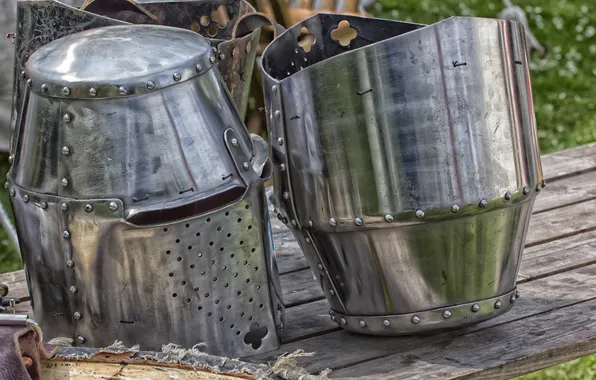 Picture metal, armor, the middle ages, hats
