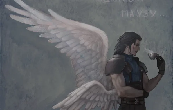 Angel, Cup, guy, Final Fantasy VII