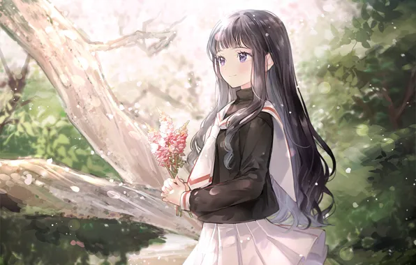 Nature, art, girl, Card Captor Sakura