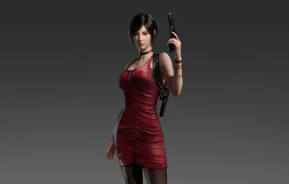 Download Ada Wong in Resident Evil 2 Remake Wallpaper