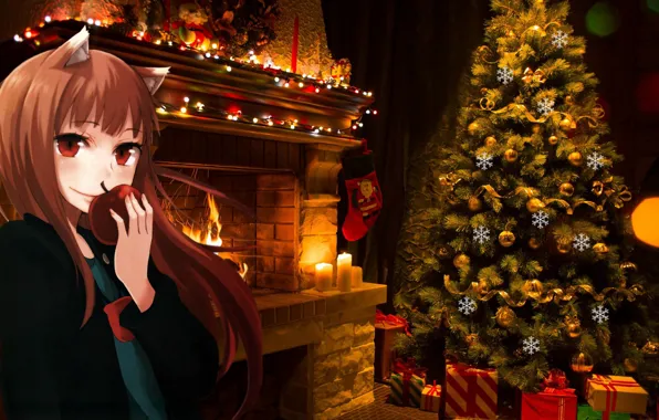 New year, Holo, spice and wolf, Spice and wolf, The Wallpapers