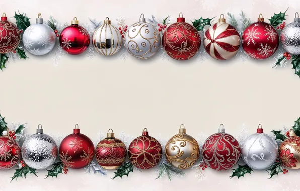 Picture balls, Christmas, New year