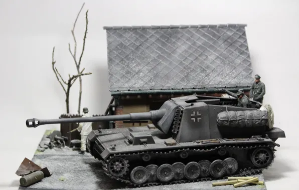 Toy, tank fighter, model, tank destroyer