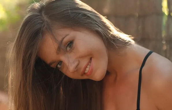 Girl, smile, model, brown hair, Lily C, Raisa, Natalia E