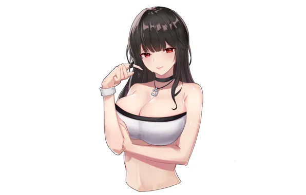 Girl, hot, sexy, cleavage, Anime, boobs, pretty, breasts