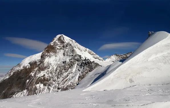 Winter, snow, mountains, nature, photo, landscapes, winter Wallpaper