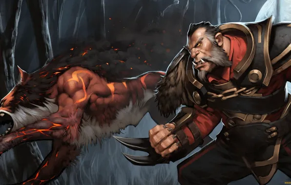 The game, art, dota, fendomy