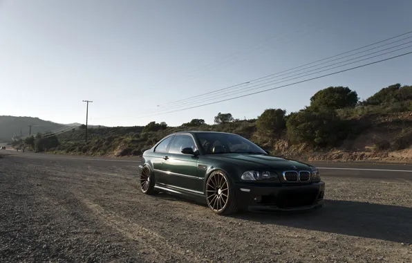 E46, M3, Dark green, Power line