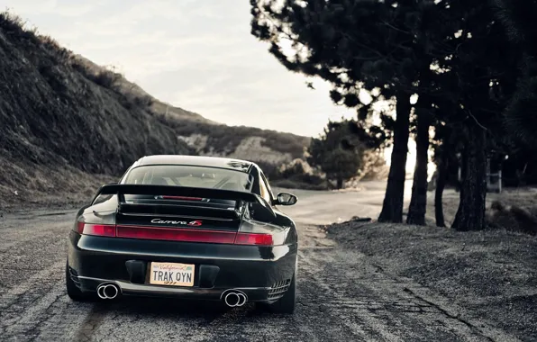 Porsche, porshe, road, carrera 4