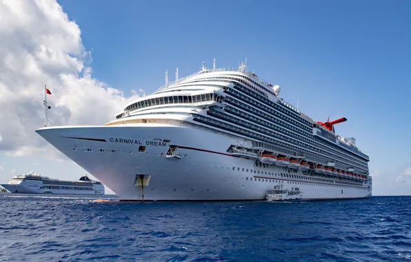 Picture tourism, the ship, cruise liner, Carnival Dream