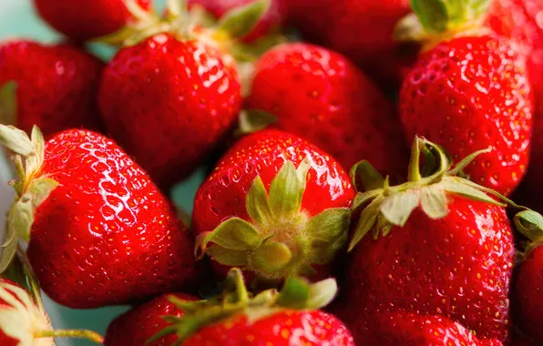 Macro, light, berries, strawberry, a lot, AI art, neural network
