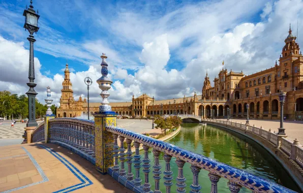 Picture Spain, Seville, Seville - Plaza de España I