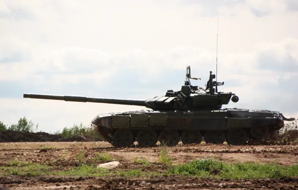 Picture tank, polygon, armor, T-90