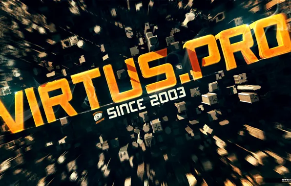 Picture the city, smoke, logo, DotA, Virtus.about, Virtus