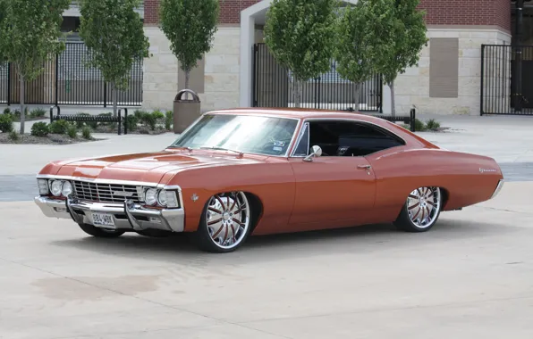 Machine, tuning, Chevrolet, Chevrolet, wheels, tuning, 1967, custom