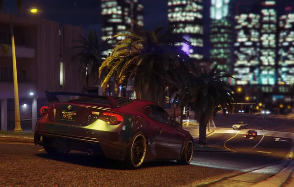 Machine, city, the city, the game, Game, game, car, night city