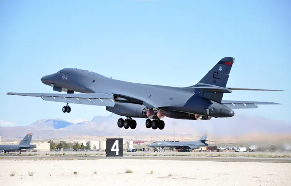 Wallpaper strategic bomber, supersonic, Rockwell B-1B Lancer for mobile ...