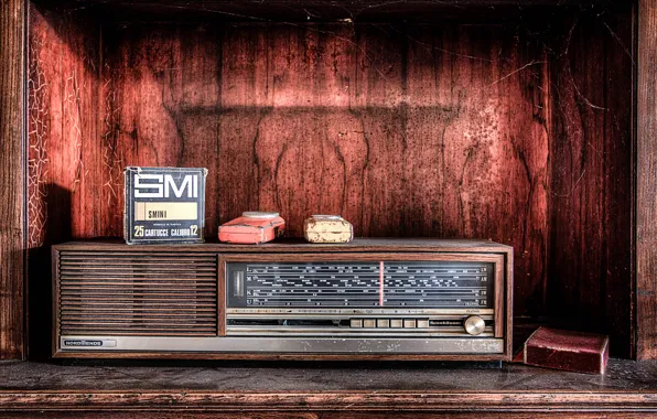 Background, radio, receiver