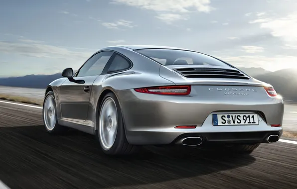 Picture 911, silver, Porsche, carrera, poesche