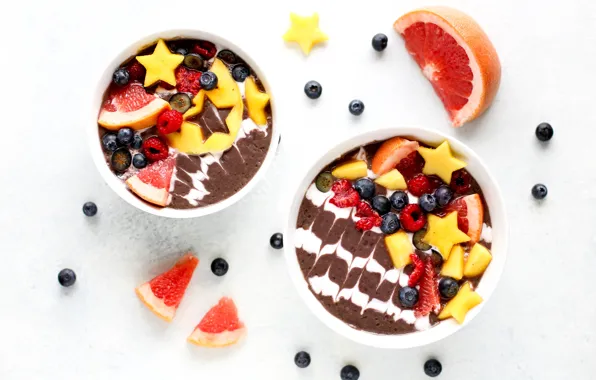 Picture berries, chocolate, fruit, dessert