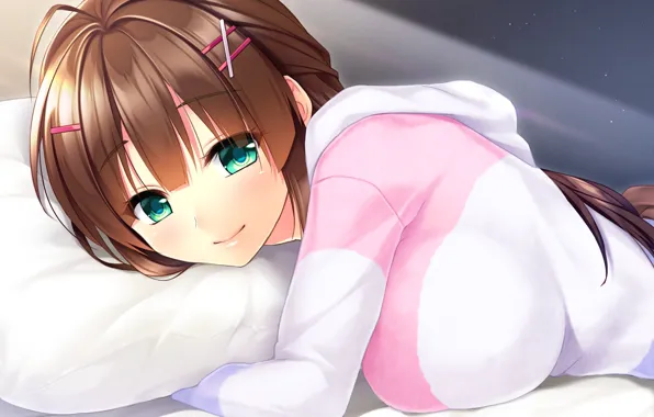 Picture look, pillow, girl, kami-march highly-chan
