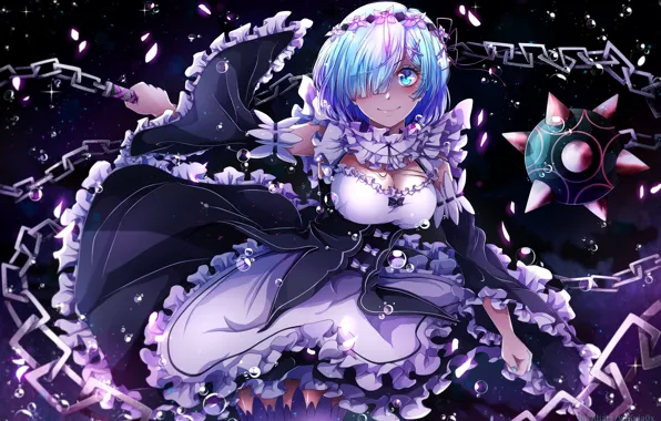 Rem, re zero, anime, re, zero, HD phone wallpaper