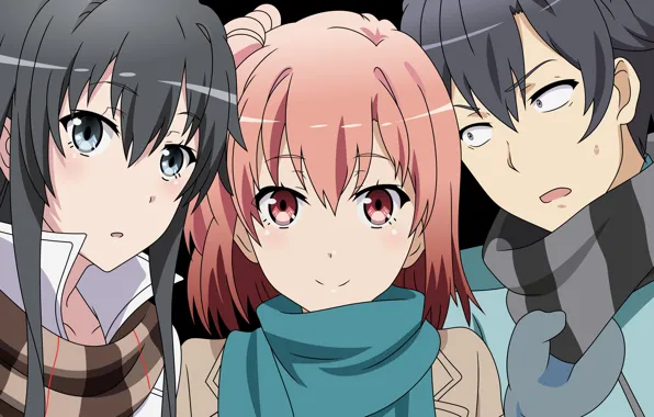 Anime, asian, manga, bishojo, OreGairu, comedy, japonese, Yahari Ore no Seishun Love Comedy wa Machigatteiru
