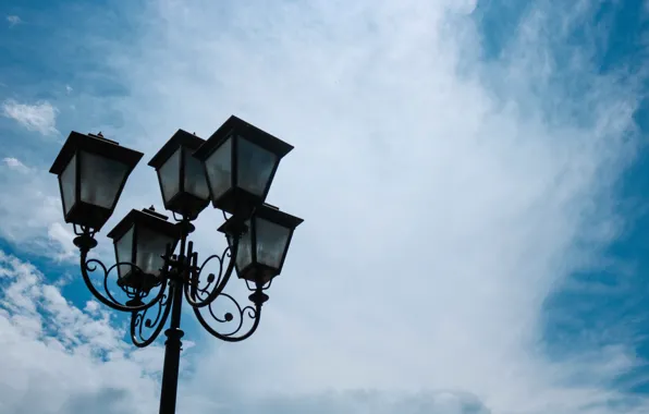 Picture the sky, clouds, lights