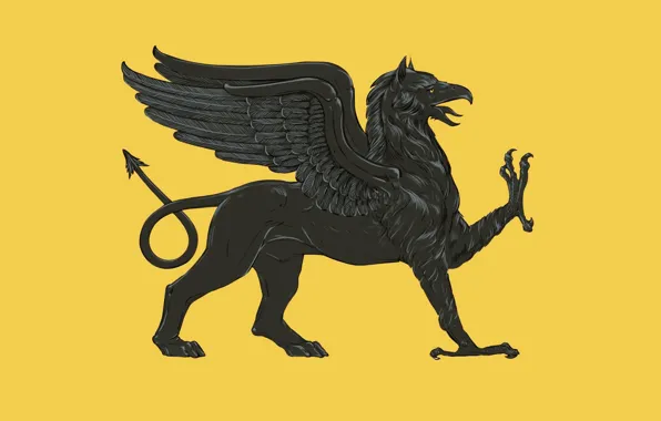 Flag, Griffin, flag, Grand Tartaria, Great Tartary, Griffin