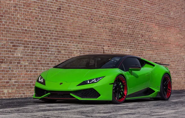 Picture wall, lamborghini, auto, art, Brick, huracan