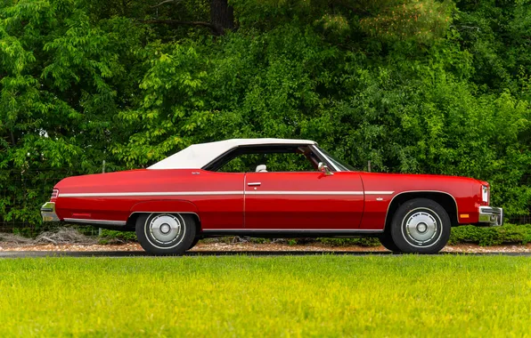 Chevrolet, Convertible, 1975, retro cars, Convertible, retro cars, Chevrolet Caprice Classic Convertible, Chevrolet Caprice Classic