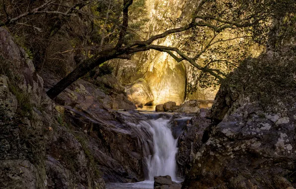 Mountains, nature, river