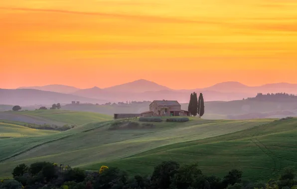 Italy, house, Tuscany