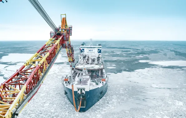 Oil, Tanker, Platform, Prirazlomnaya