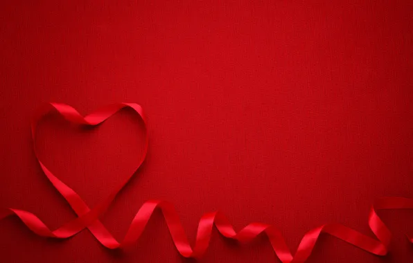 Heart, tape, red, love, romantic, valentine`s day