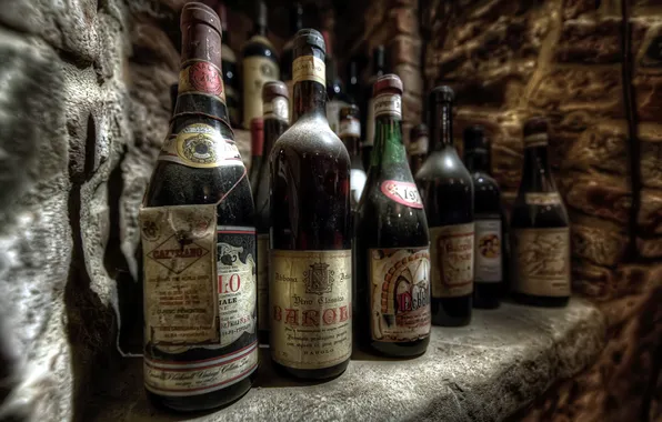 Background, wine, bottle