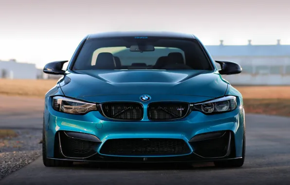 Picture BMW, Blue, Front, F80