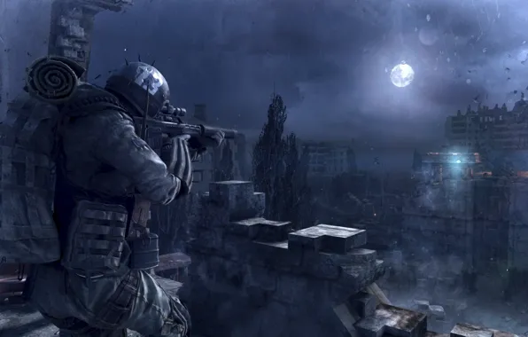 Weapons, Apocalypse, soldiers, Metro